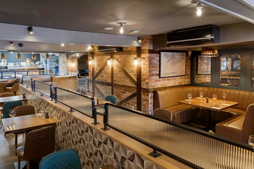 Cork restaurant bar area with traditional Irish atmosphere